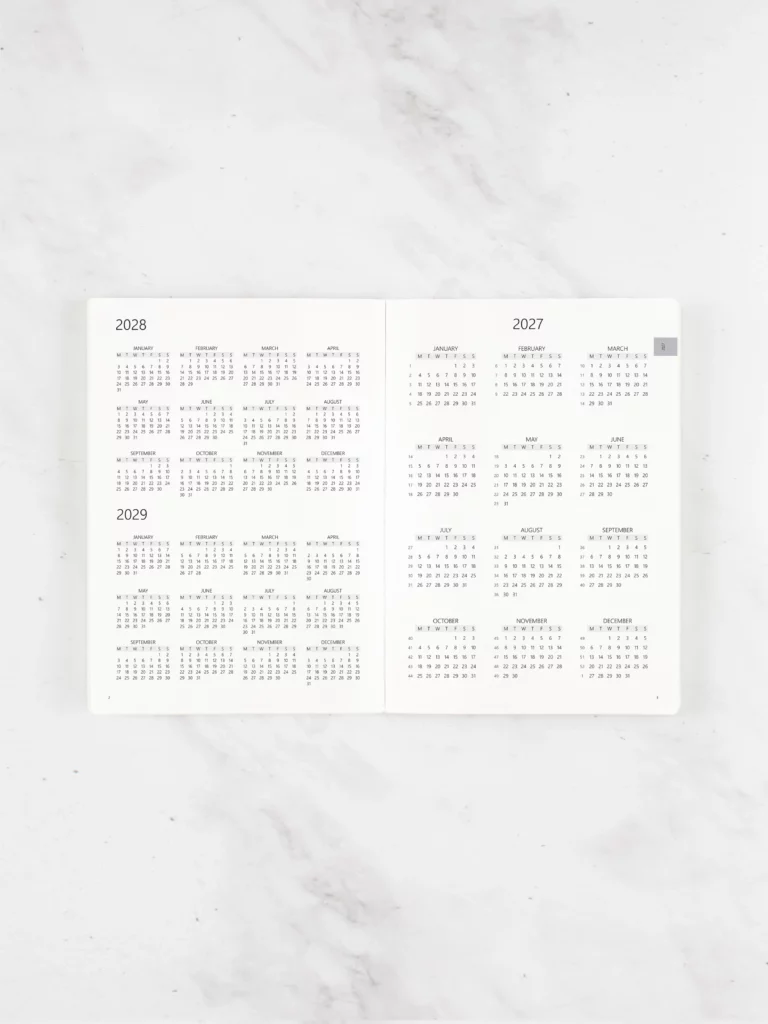Annual Calendar