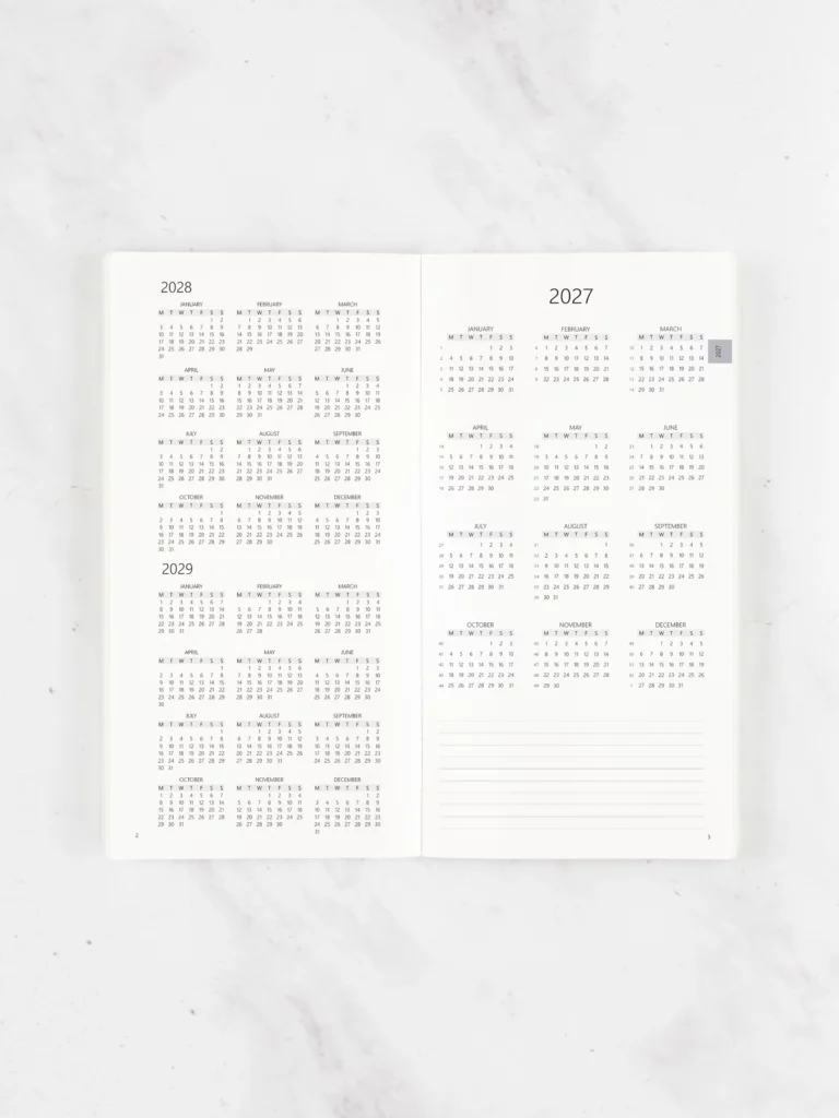 Annual Calendar