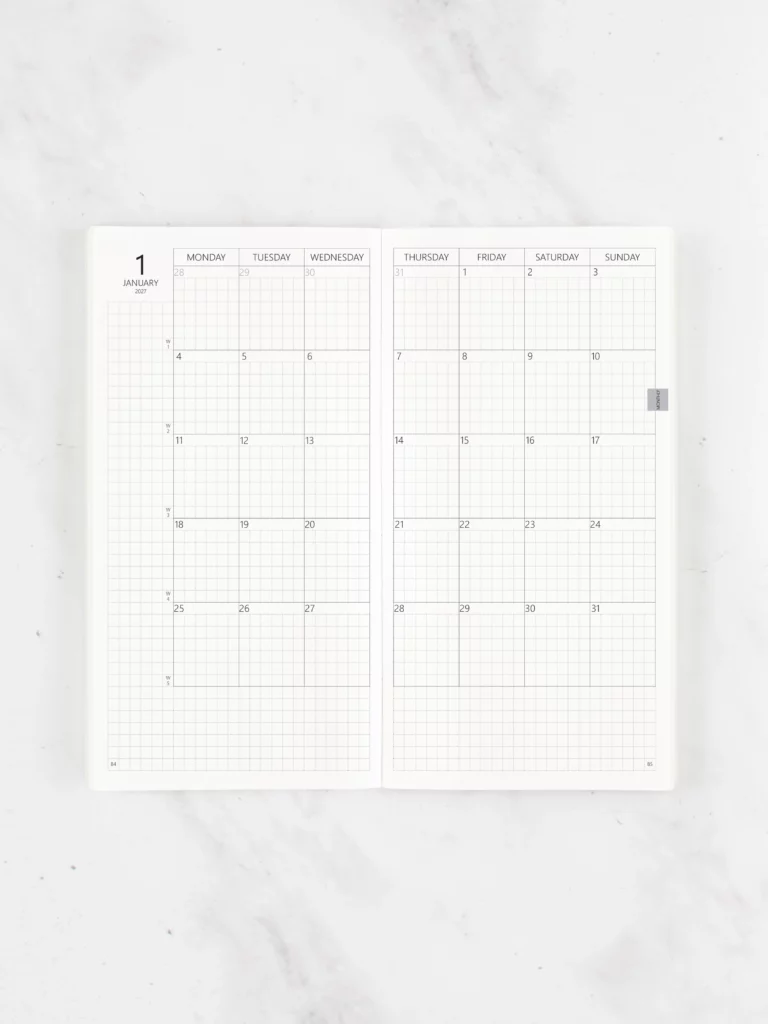 Monthly Layout